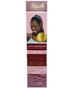 Brazilian Human Hair Ponytail Draw String Rihanna