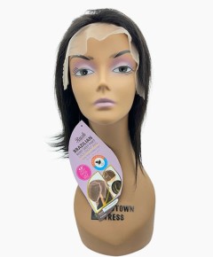 Brazilian Remy Deep Part HH Simply Straight Short Lace Front Wig